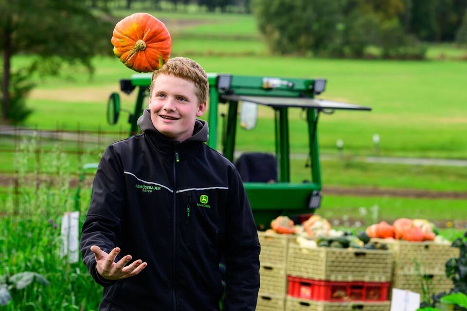 15-jähriger Gemüsebauer lebt für Kürbis, Kohl & Co.