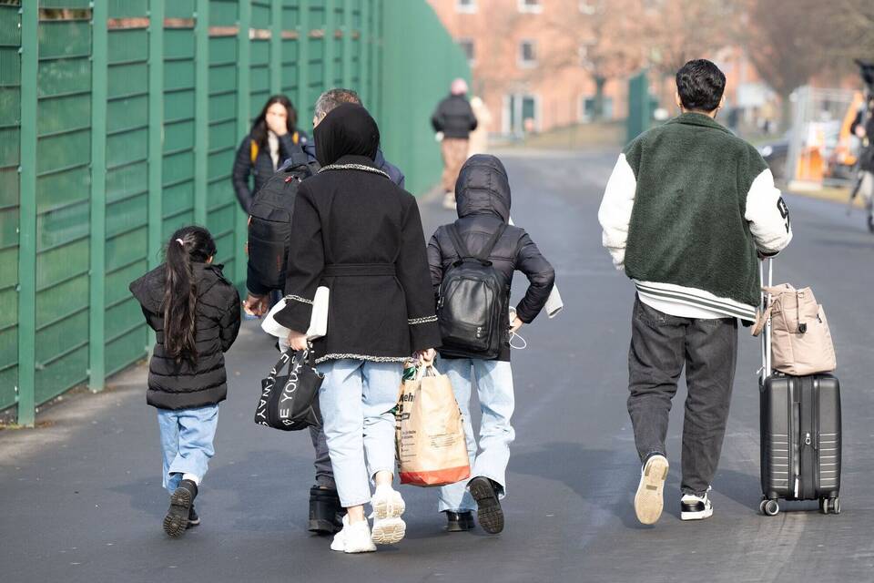Flüchtlinge in Erstaufnahmeeinrichtung