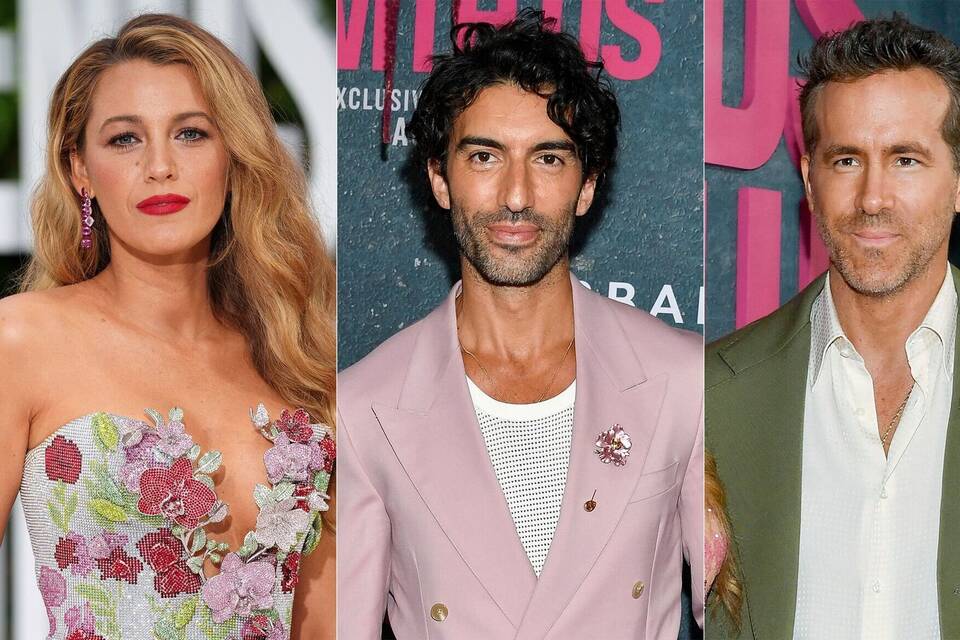 Blake Lively, Justin Baldoni und Ryan Reynolds Blake Lively, Justin Baldoni und Ryan Reynolds