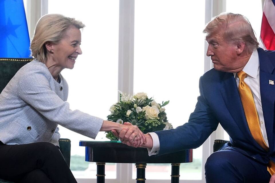 US-Präsident Trump trifft von der Leyen in Schottland