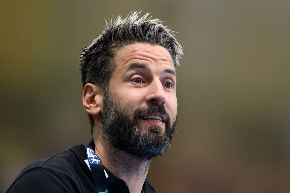 Trainer Bennet Wiegert vom SC Magdeburg. Trainer Bennet Wiegert vom SC Magdeburg.