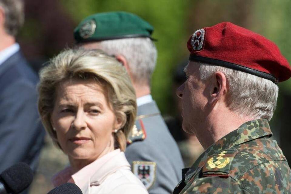 Von der Leyen in Illkirch Von der Leyen in Illkirch