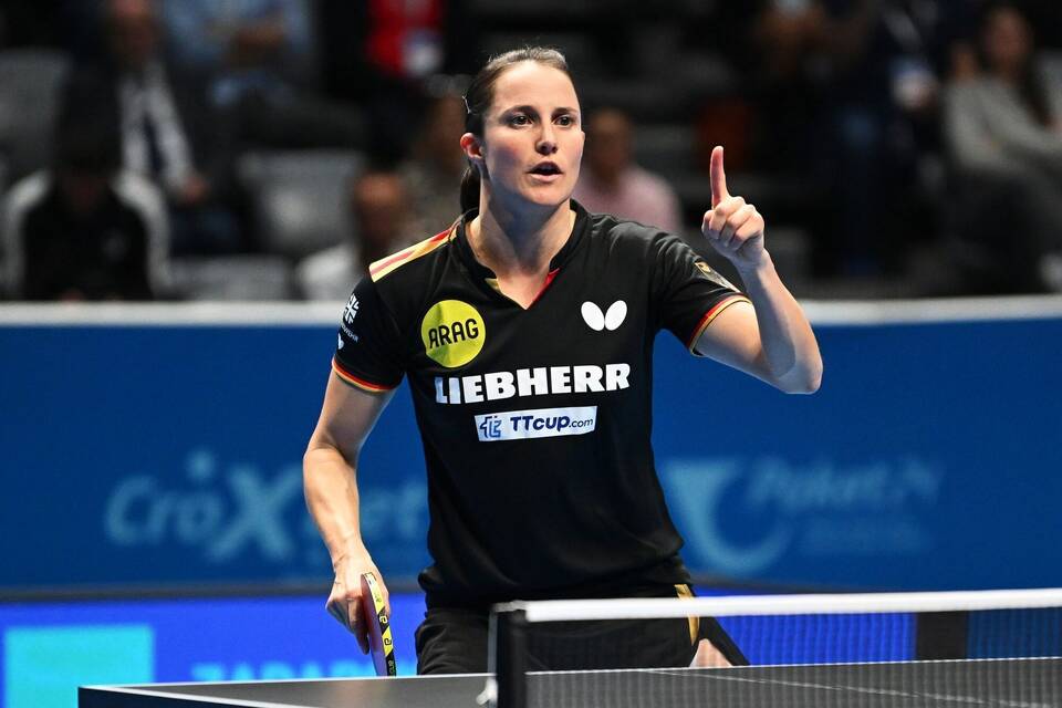 Tischtennis-Spielerin Sabine Winter.