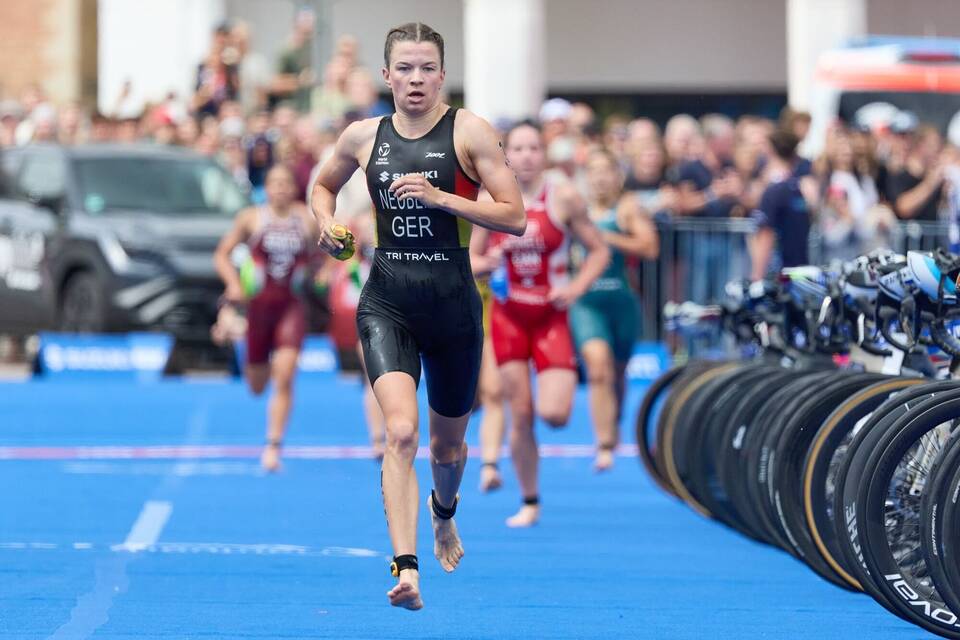 Triathletin Tanja Neubert