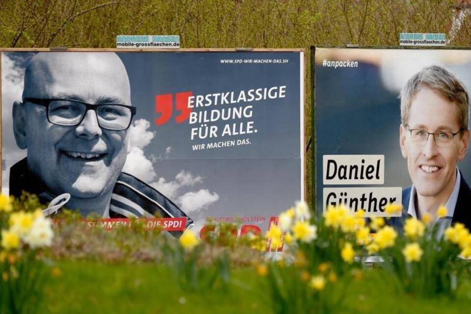 Wahlplakate zur Landtagswahl Wahlplakate zur Landtagswahl