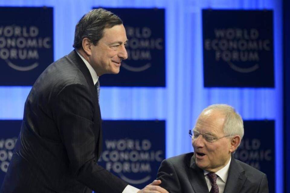 Schäuble und Draghi Schäuble und Draghi