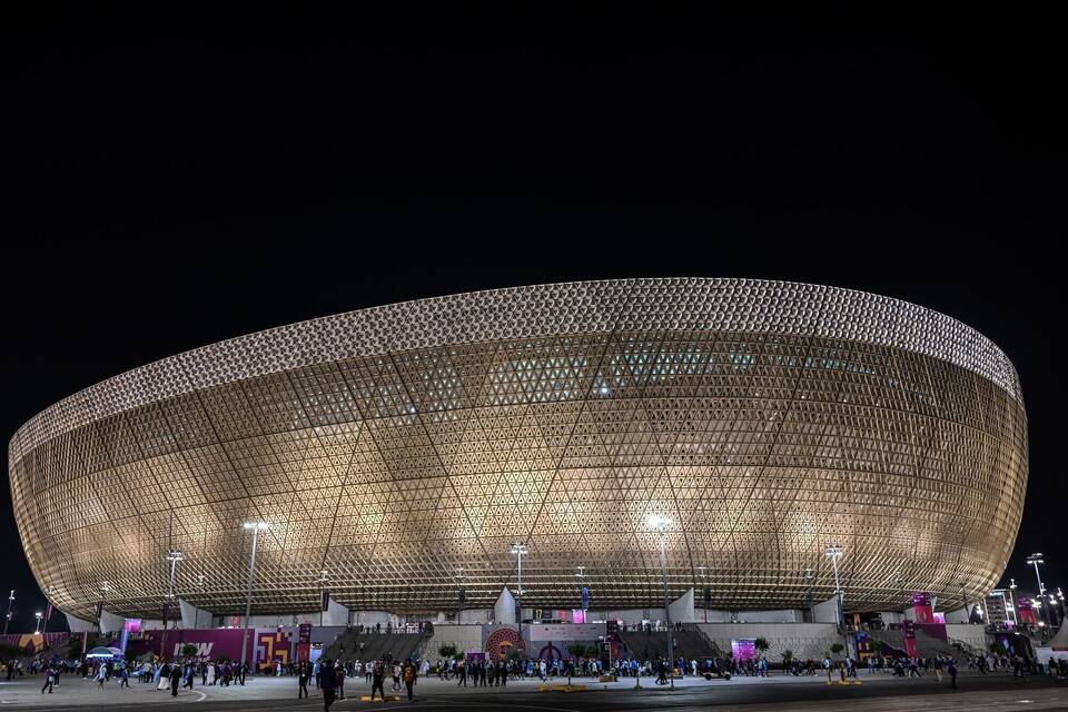 Das Lusail Stadion in Katar