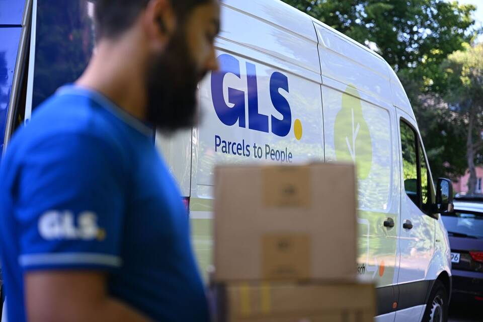 Paketbote von GLS