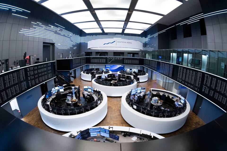 Handelssaal der Frankfurter Börse Handelssaal der Frankfurter Börse