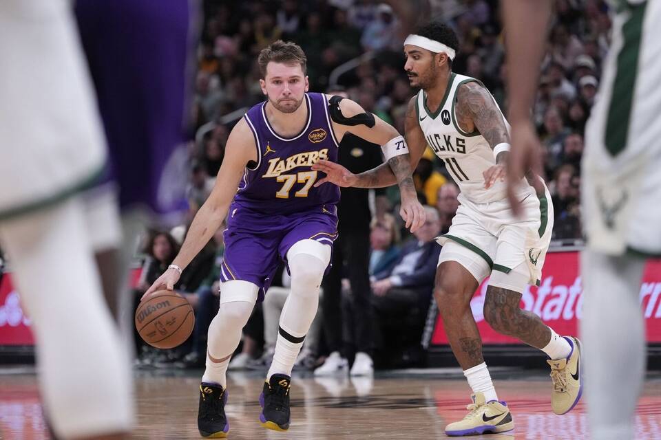 Luka Doncic und Gary Harris Luka Doncic und Gary Harris