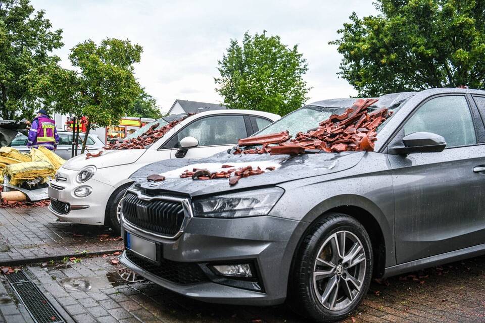 Nach dem Tornado in Donaustetten