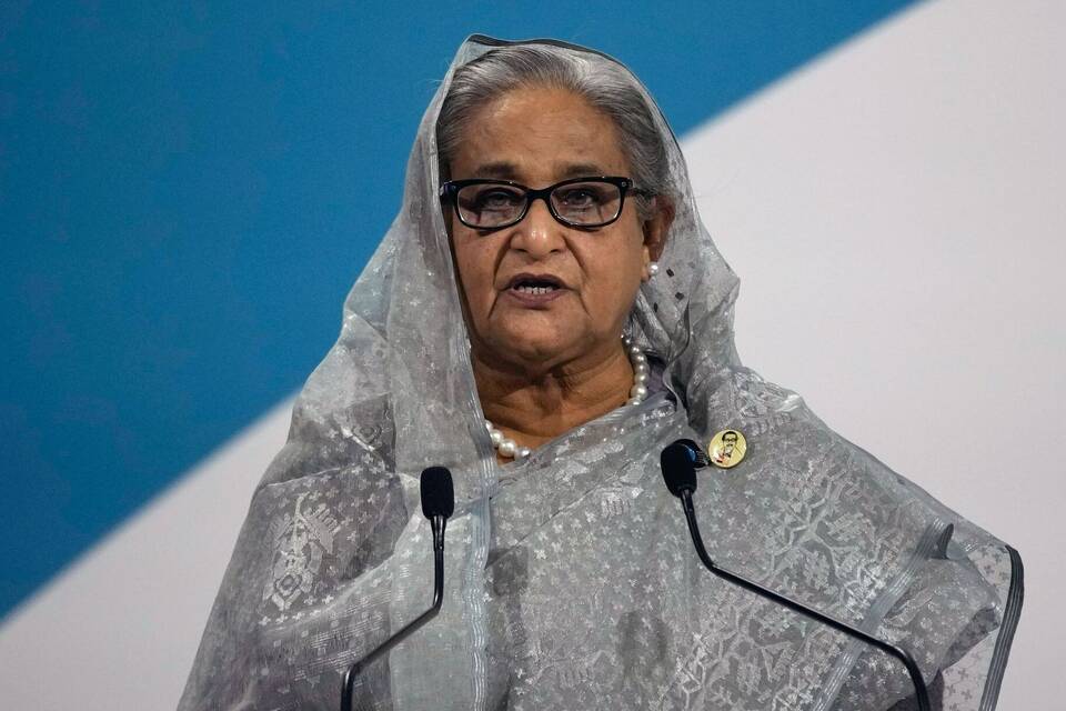 Bangladeschs Ex-Ministerpräsidentin Sheikh Hasina
