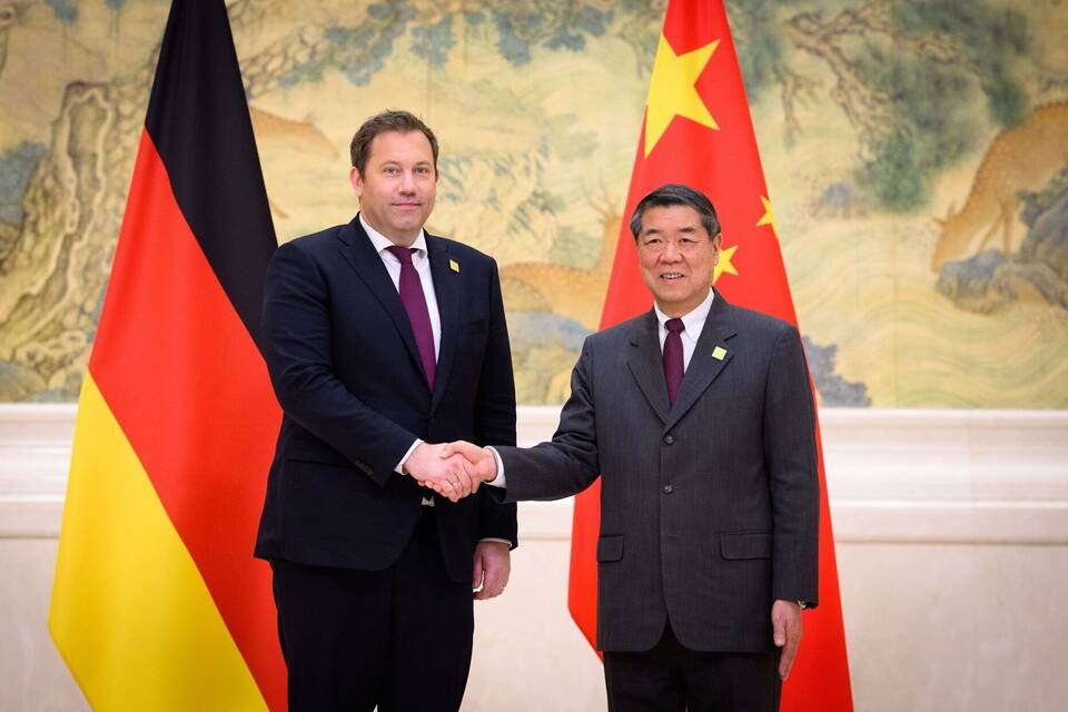 Bundesfinanzminister Klingbeil in China