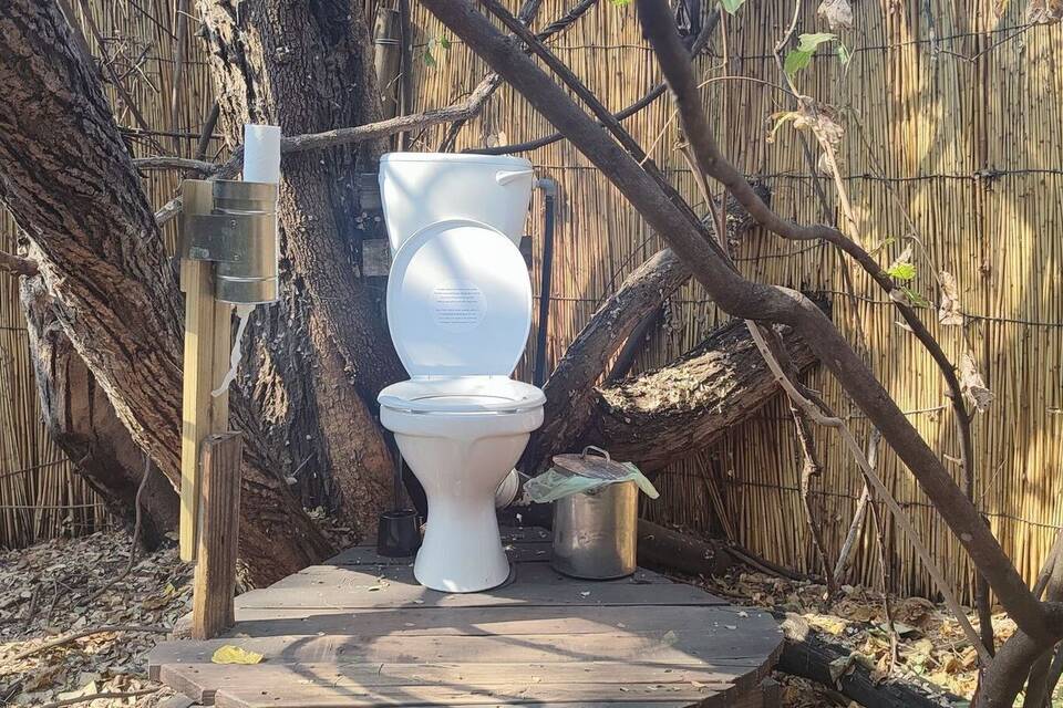 Outdoor-Toilette in Namibia - Welttoilettentag