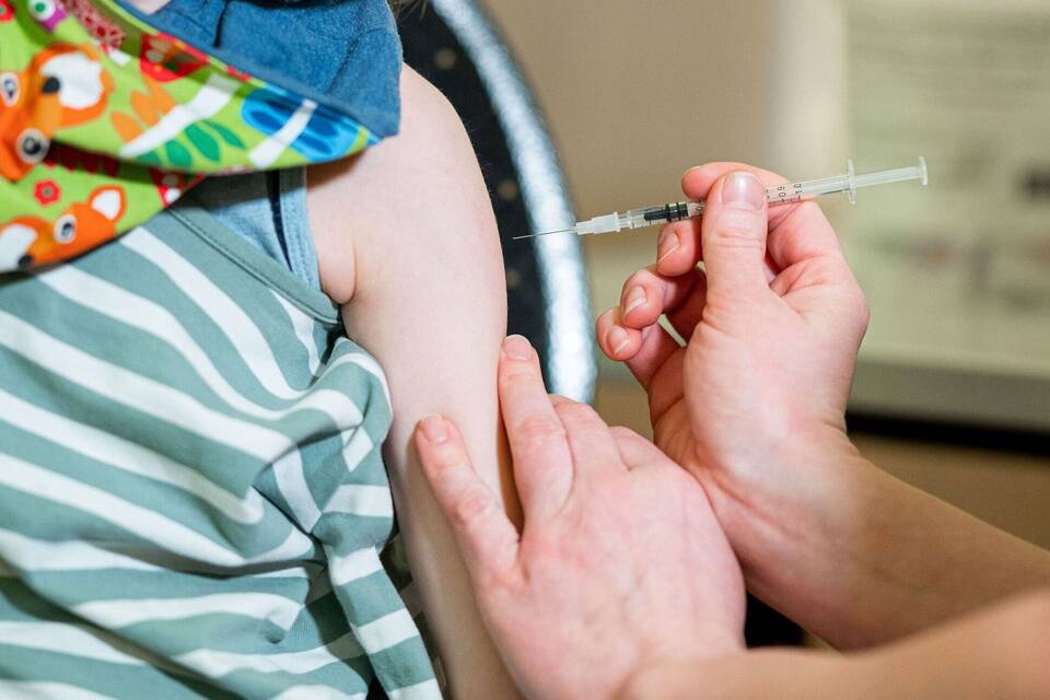 Impfung für ein Kind