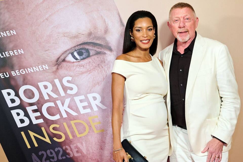Lilian Monteiro und Boris Becker