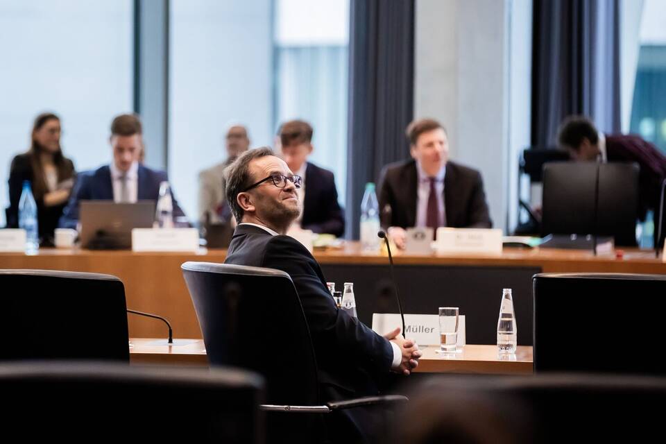 Zeugenbefragung im Untersuchungsausschuss «Atomausstieg»