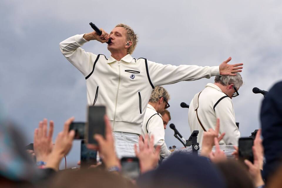 Kraftklub-Frontmann Felix Kummer