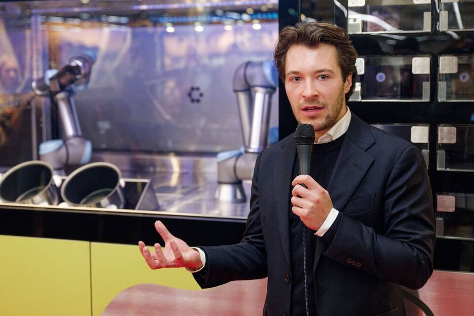 Kochroboter im Rewe-Markt