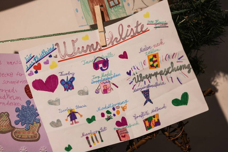Wunschzettel fürs Christkinbd