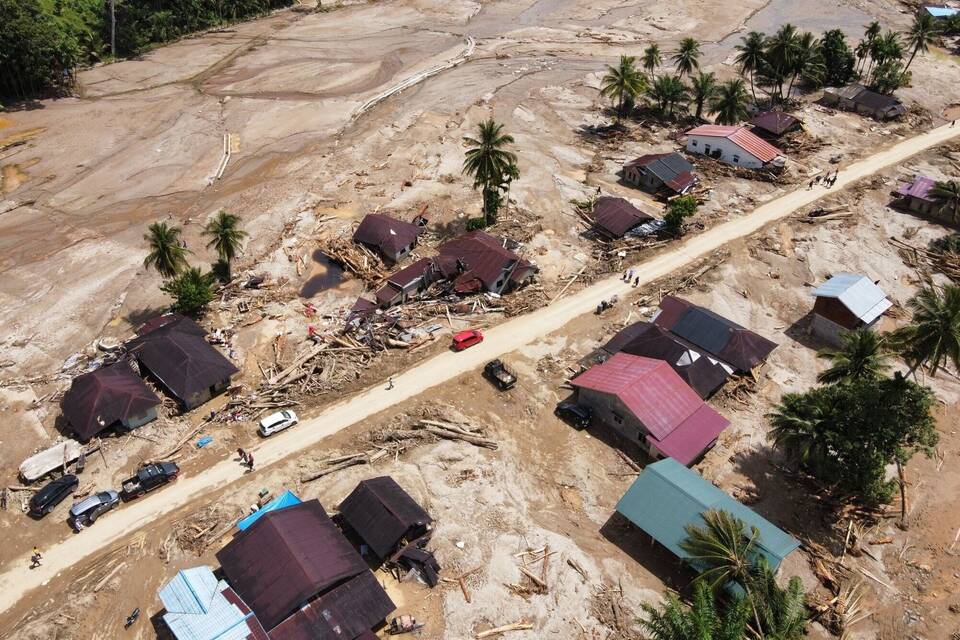 Sturzflut in Indonesien