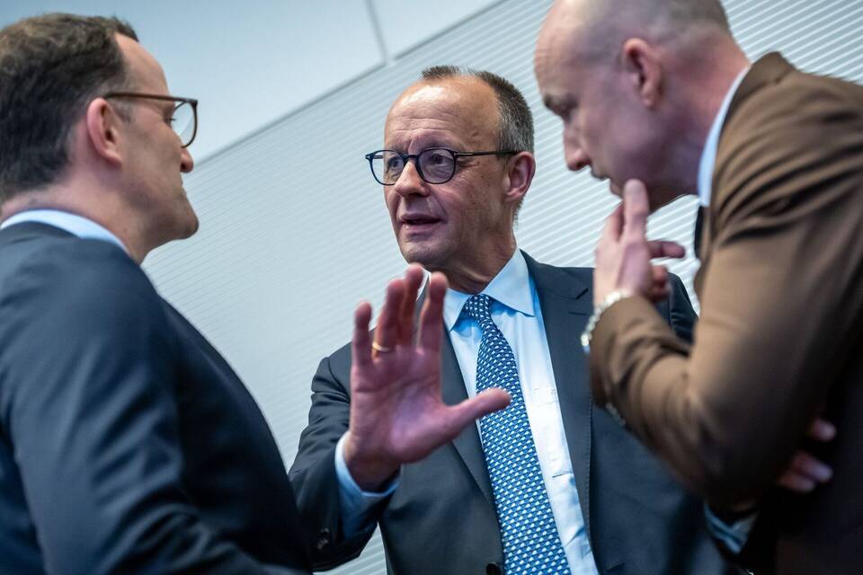 Fraktionssitzung im Bundestag