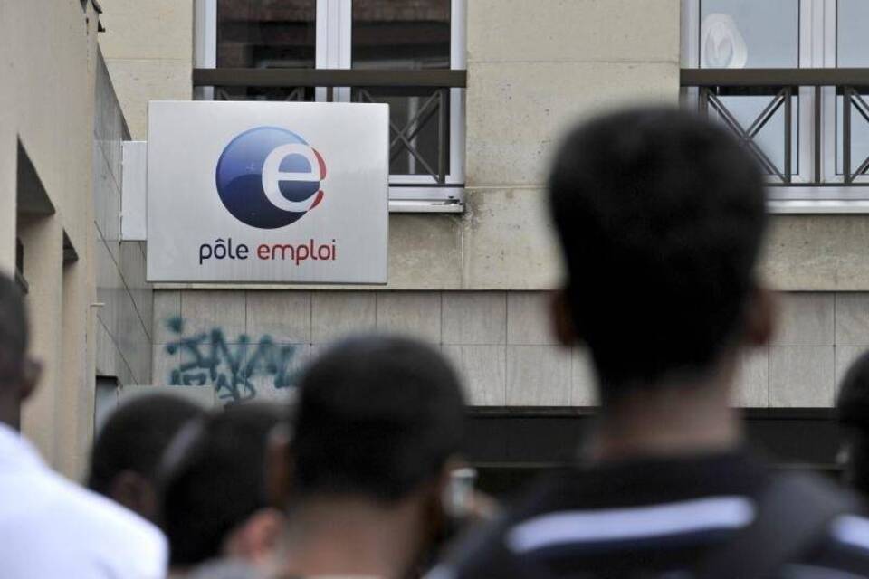 Arbeitslose in Paris Arbeitslose in Paris