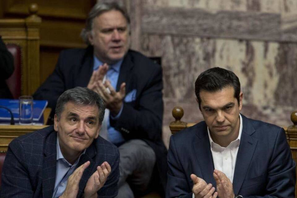 Tsipras und Tsakalotos Tsipras und Tsakalotos