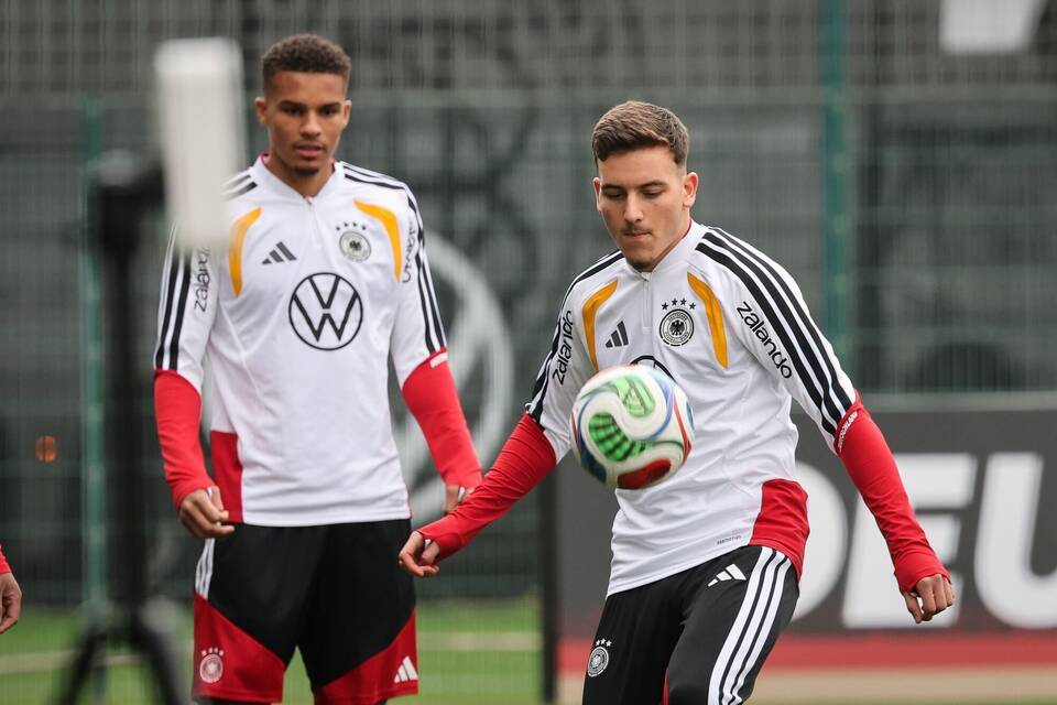 Training der Fußball-Nationalmannschaft