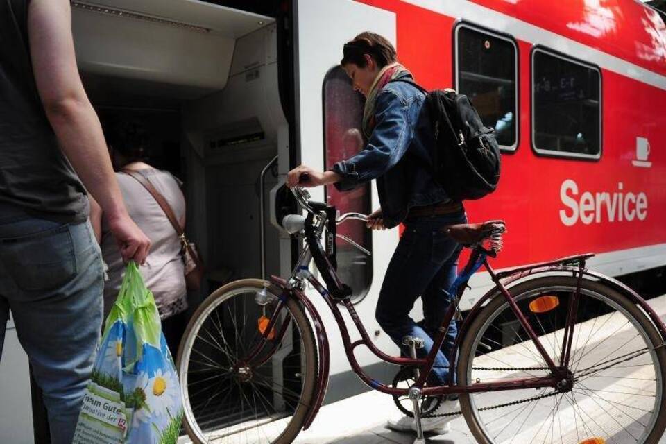 Fahrrad im Regionalzug Fahrrad im Regionalzug
