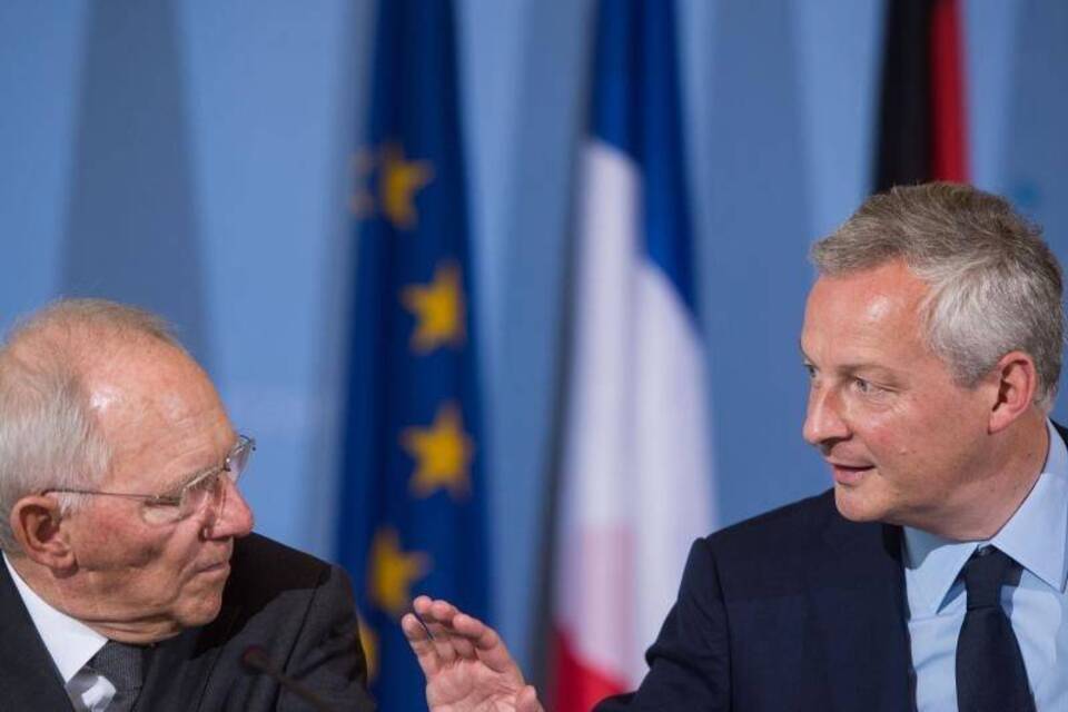 Schäuble und Le Maire Schäuble und Le Maire