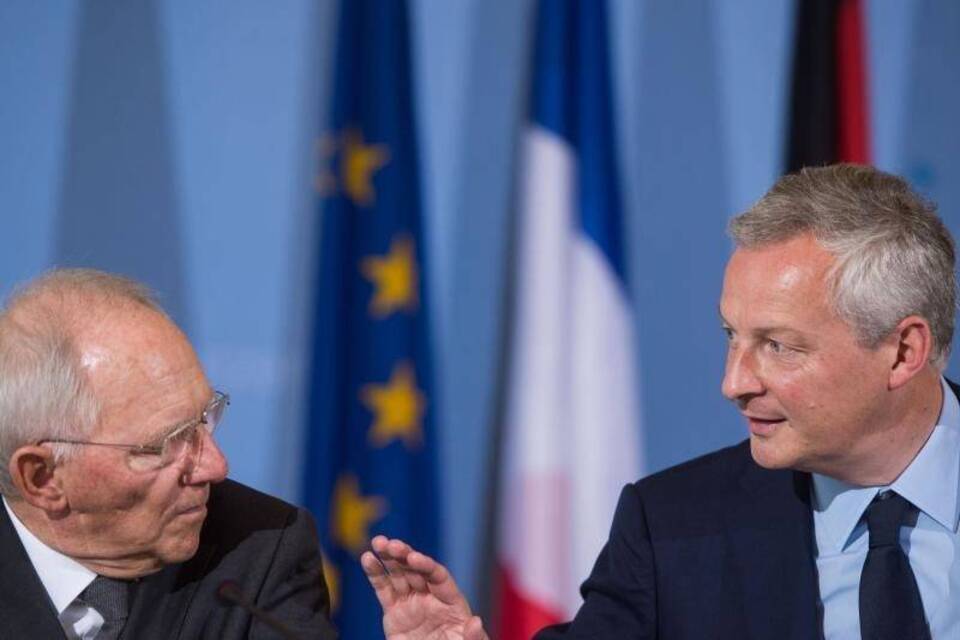 Schäuble und Le Maire