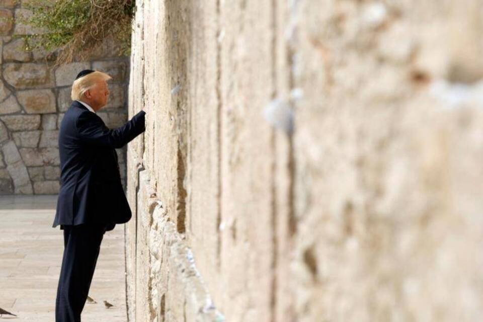 Trump an der Klagemauer Trump an der Klagemauer