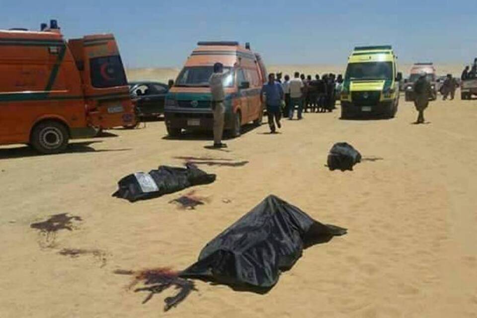 Opfer im Wüstensand