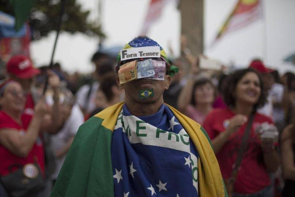 Protest in Rio De Janeiro