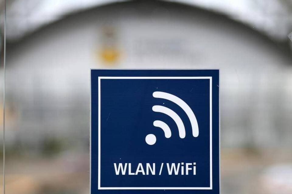 Aufkleber WLAN