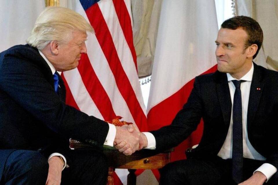 Trump und Macron Trump und Macron