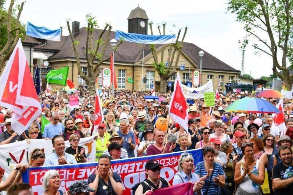 Protest gegen Rechts