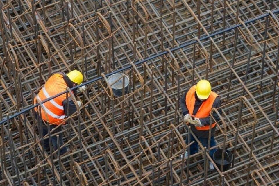 Arbeiter auf dem Bau Arbeiter auf dem Bau