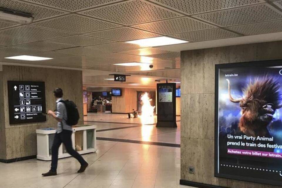 Explosion im Brüsseler Zentralbahnhof