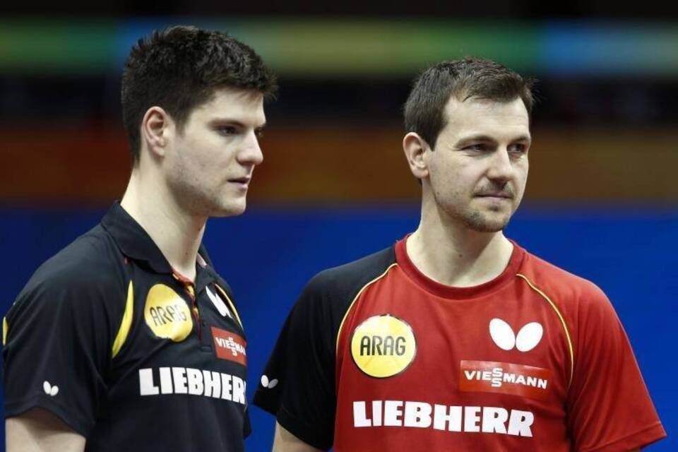 Dimitrij Ovtcharov und Timo Boll