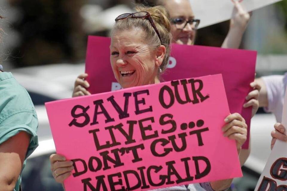 Protest gegen Abschaffung von Obamacare