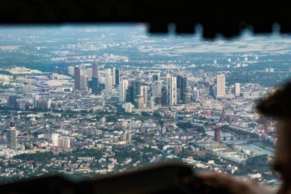 Landeanflug auf Frankfurt/Main Landeanflug auf Frankfurt/Main