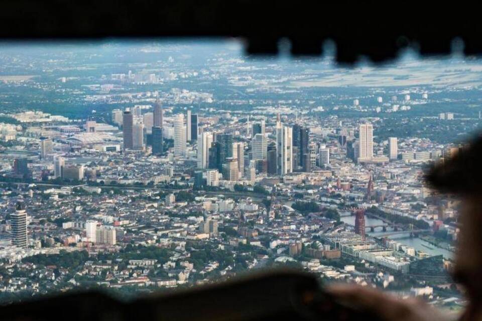 Landeanflug auf Frankfurt/Main