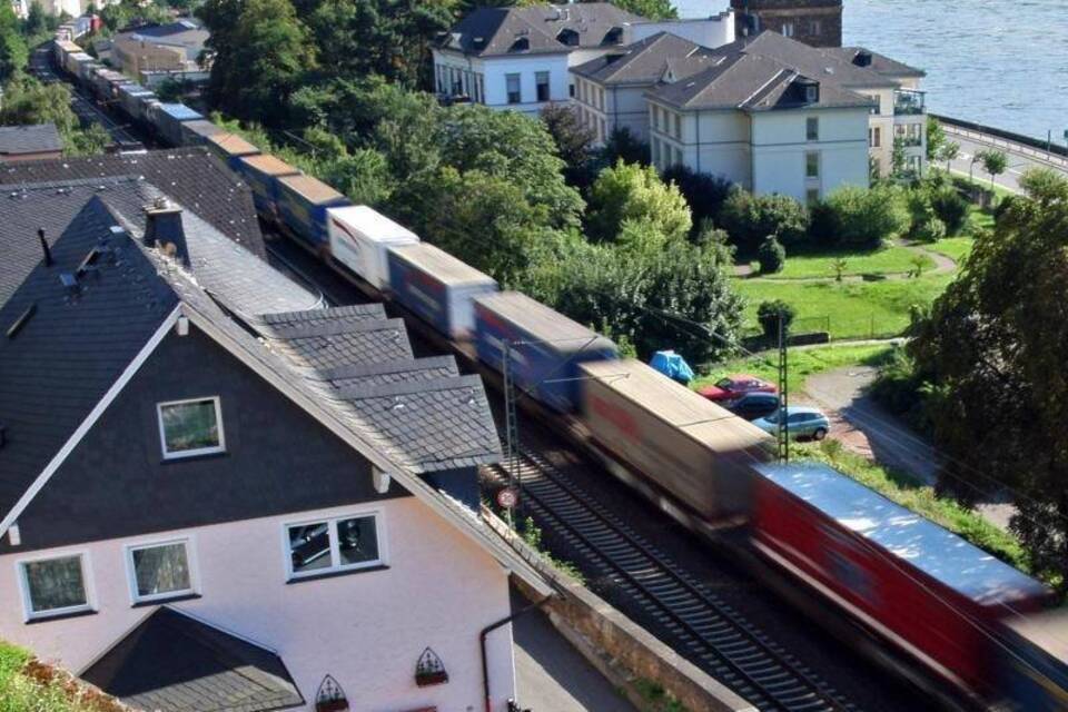 Bahnlärm im Mittelrheintal