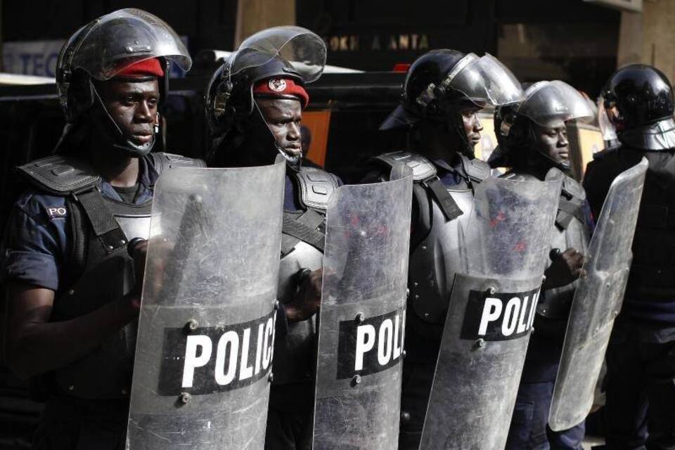 Polizei in Dakar Polizei in Dakar