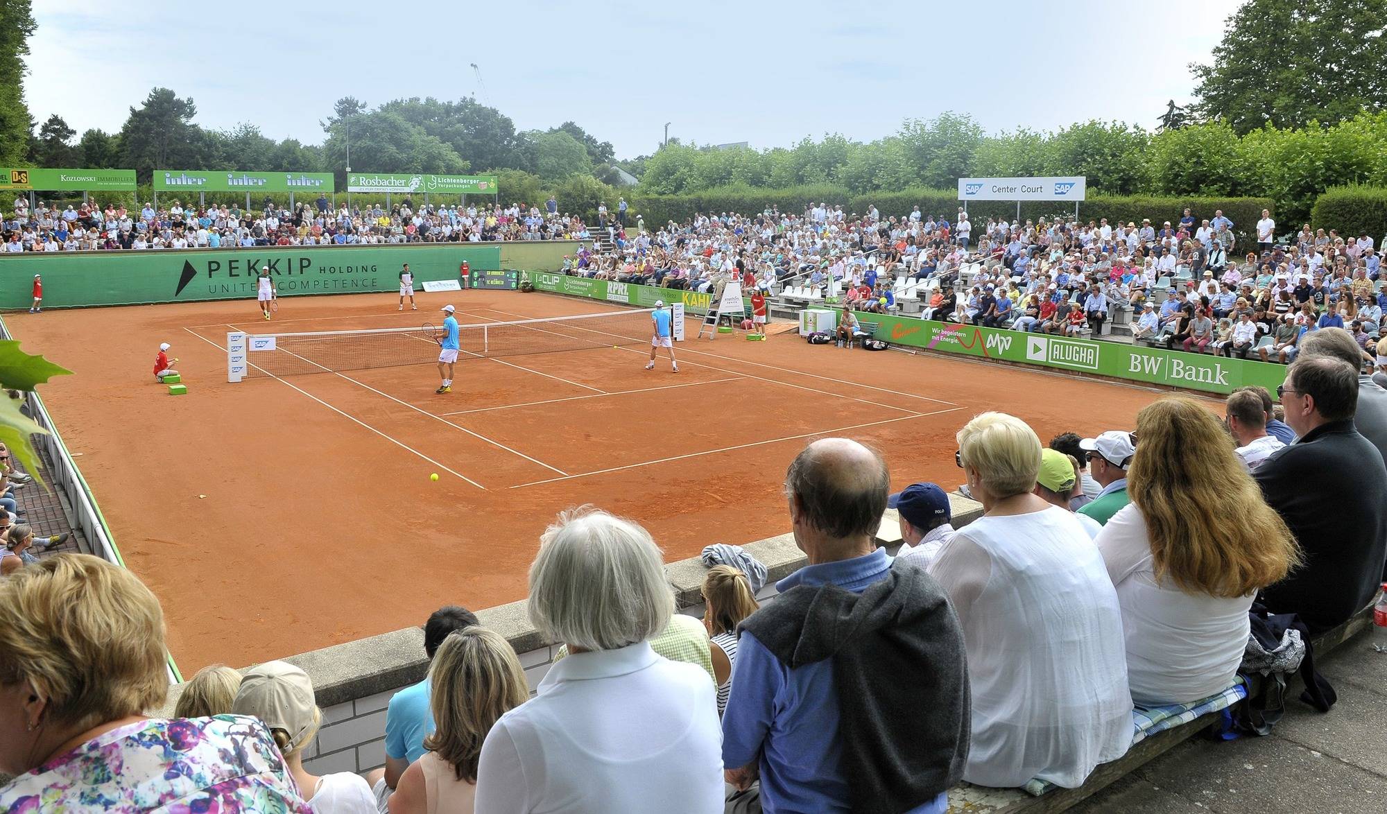 TennisBundesliga Der TC 02 Weinheim holt bei GrünWeiss Mannheim ein