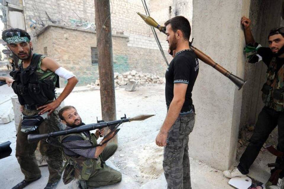 Rebellen in Aleppo