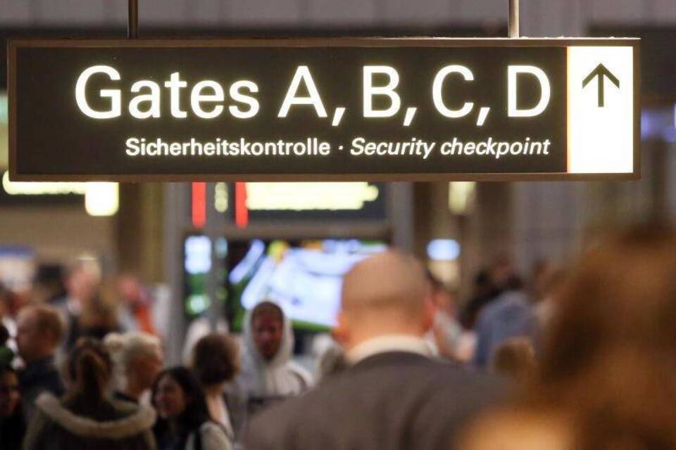 Check-in am Flughafen