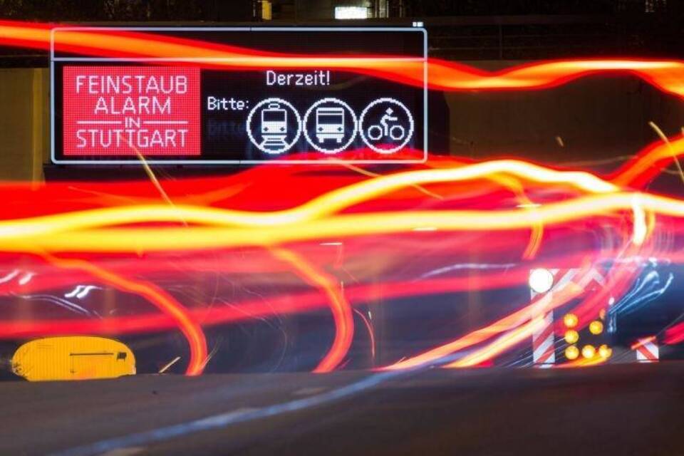 Feinstaubalarm in Stuttgart